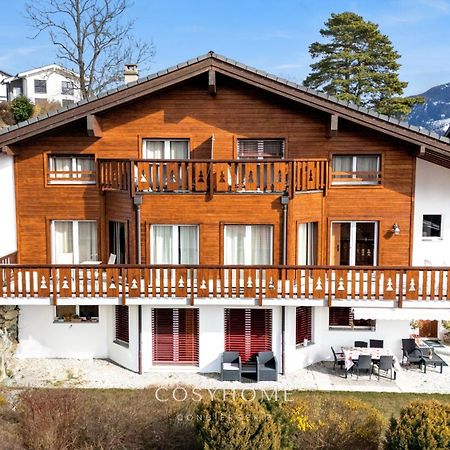 Chalet Des Alpes - Sunset View - Crans-Montana Buitenkant foto