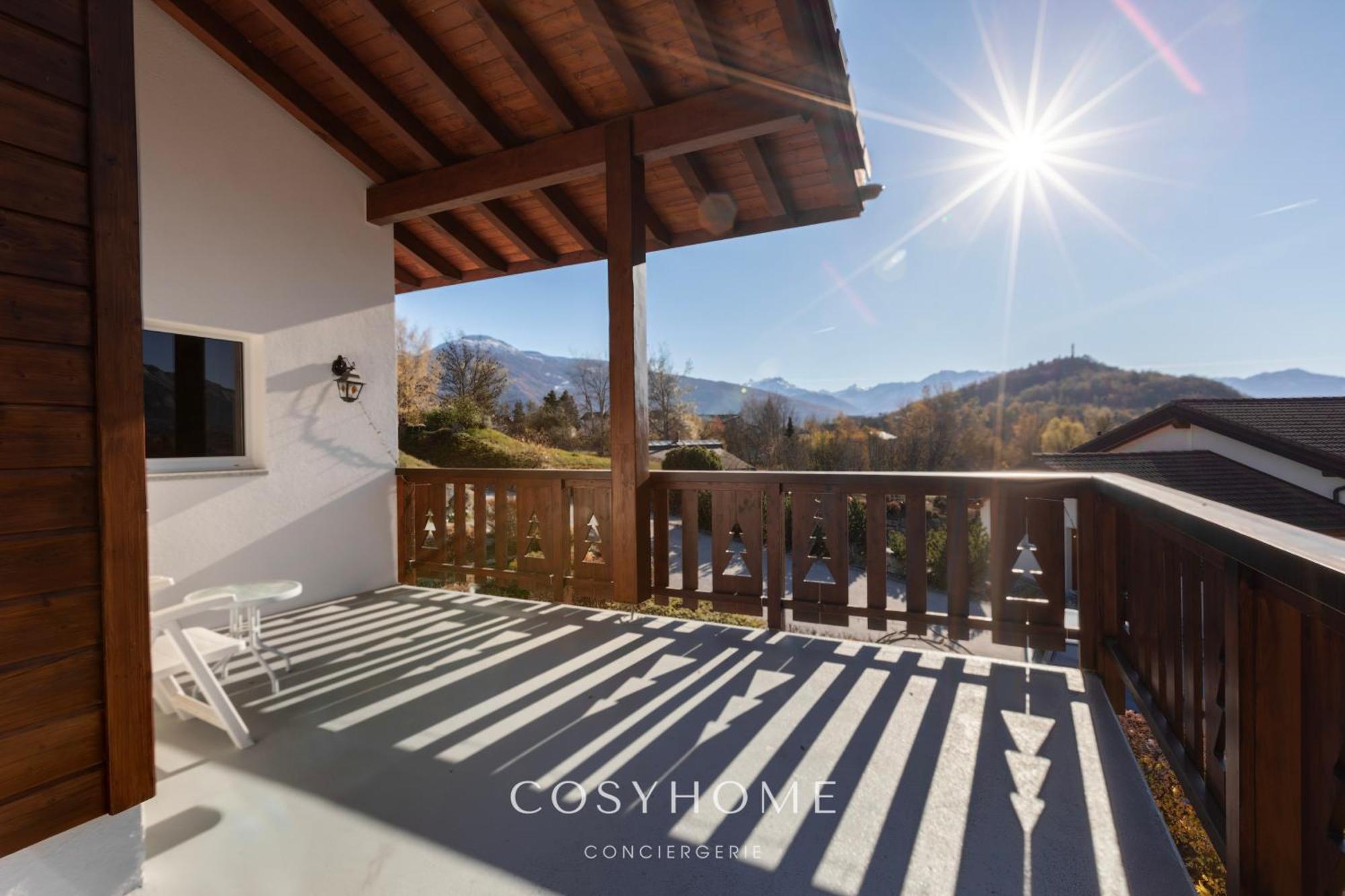 Chalet Des Alpes - Sunset View - Crans-Montana Buitenkant foto