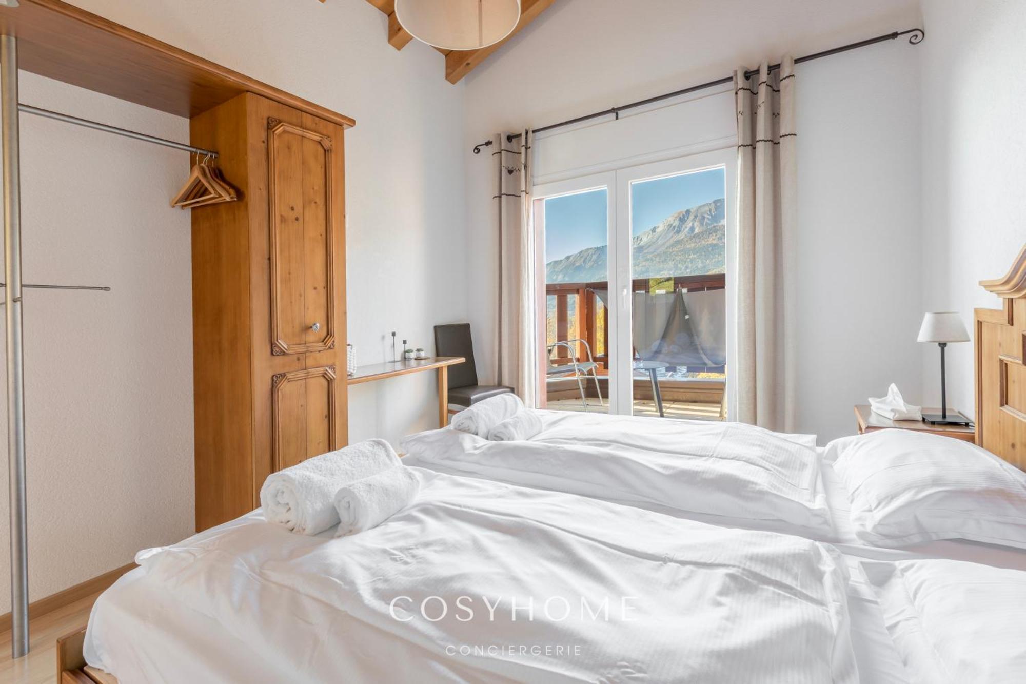Chalet Des Alpes - Sunset View - Crans-Montana Buitenkant foto