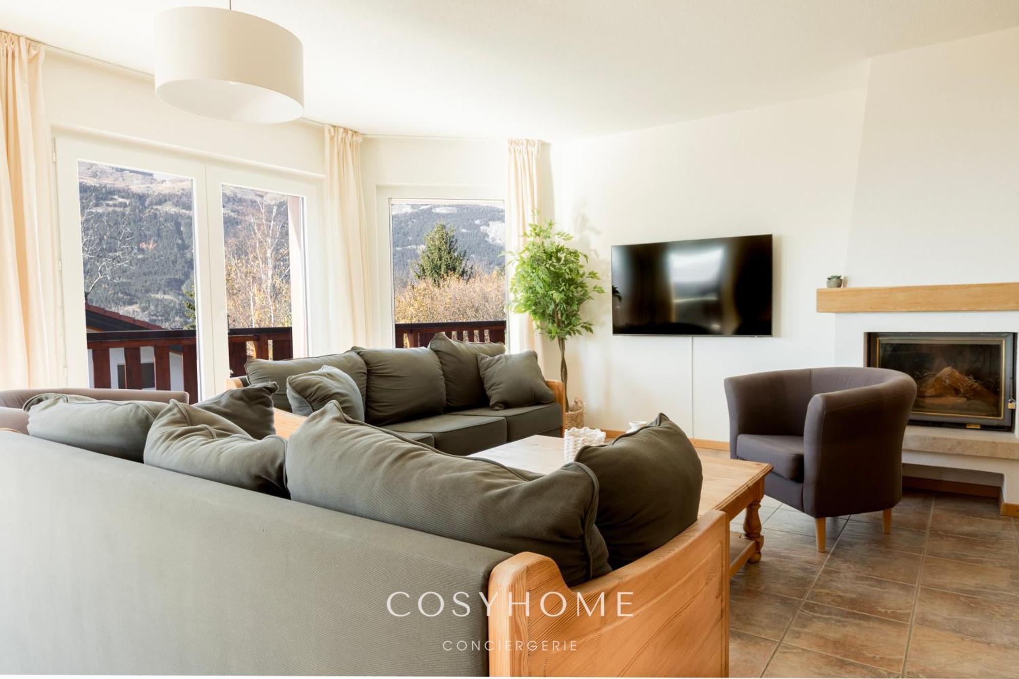 Chalet Des Alpes - Sunset View - Crans-Montana Buitenkant foto